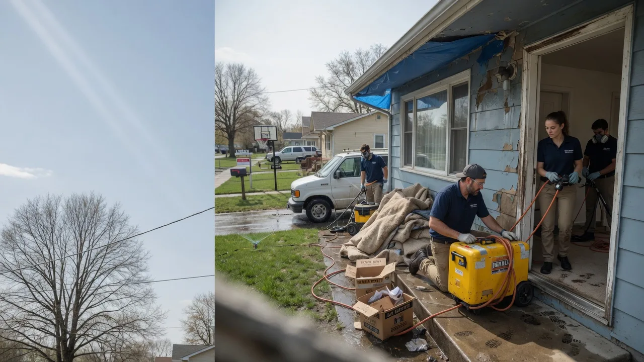 Basement Flood Cleanup in Princeton, IL near me